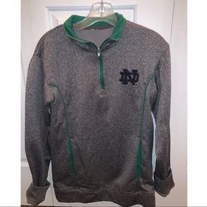 Notre Dame 1/4 zip Sweatshirt